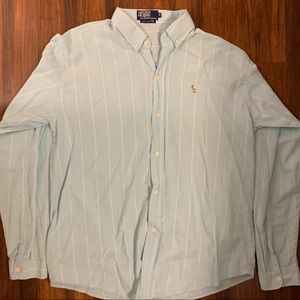 Polo Ralph Lauren Blue Dress Shirt Boys Size 20